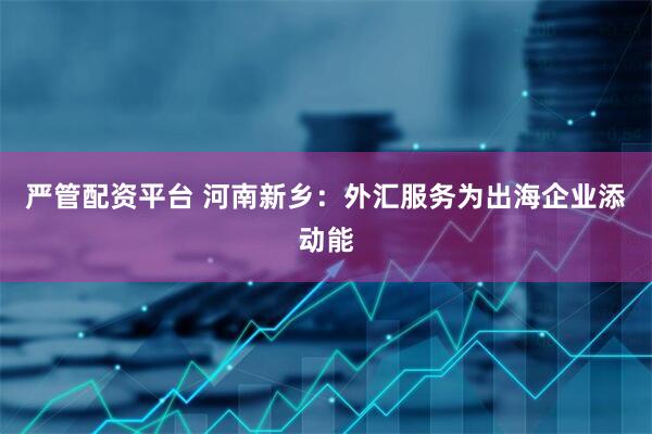 严管配资平台 河南新乡:外汇服务为出海企业添动能